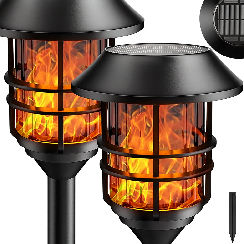 Solar Flame Torches