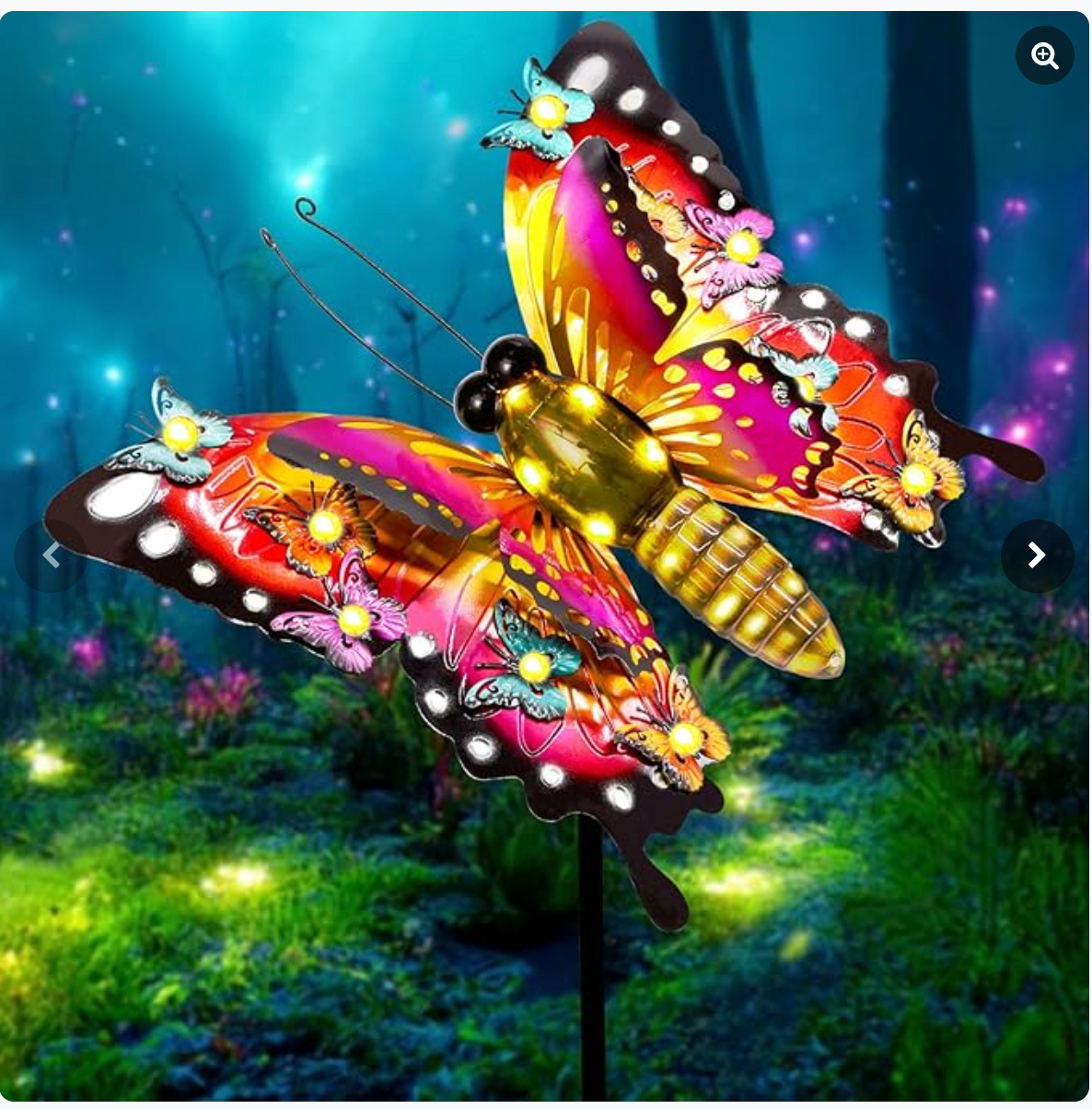 Solar Butterfly Garden Lights