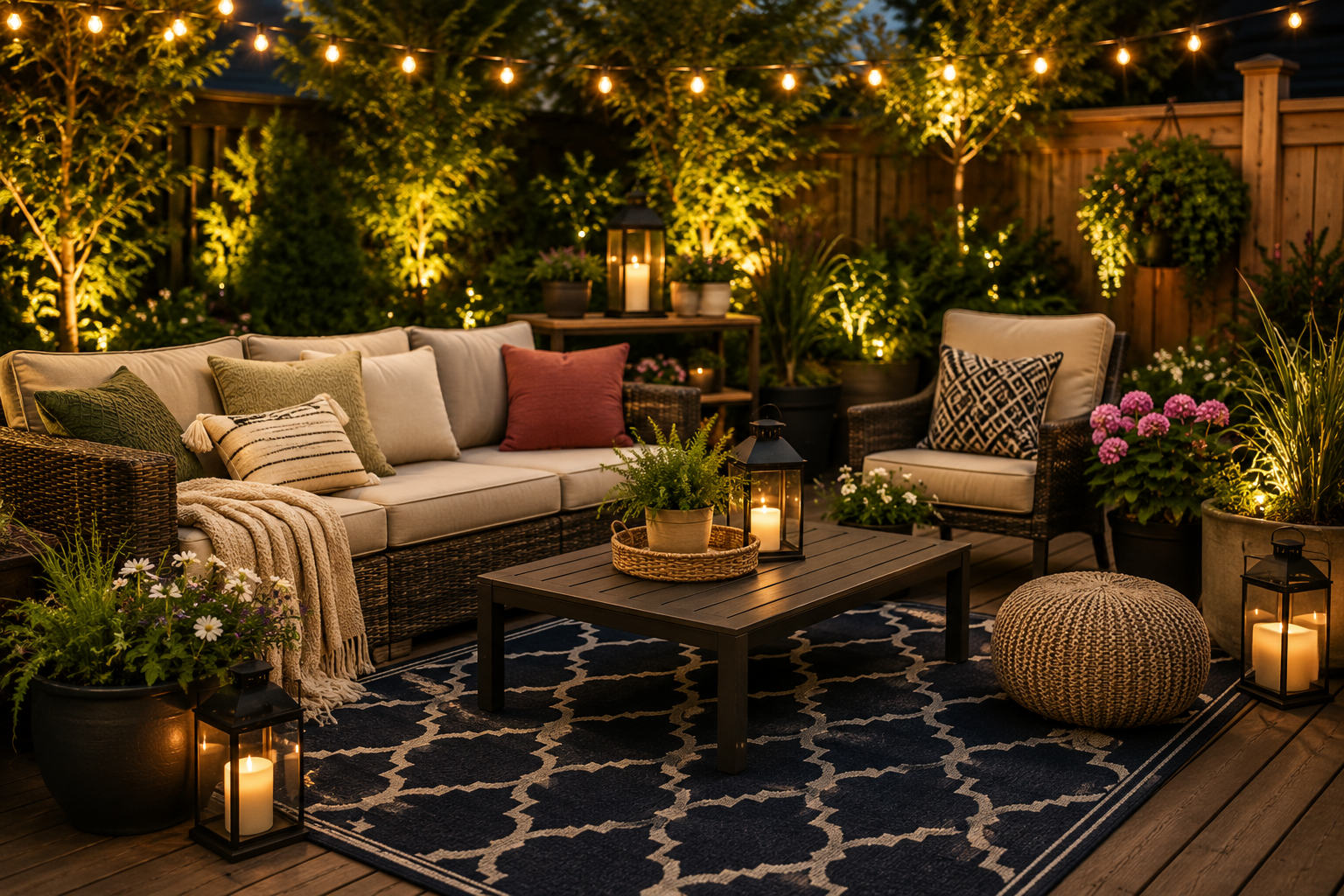 cozy patio décor image